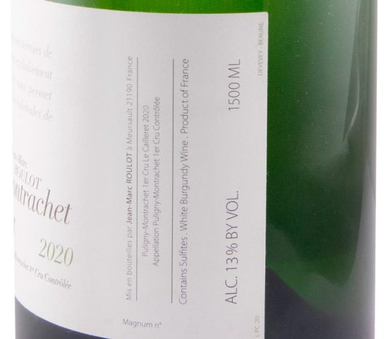 2020 Jean-Marc Roulot Le Cailleret Puligny-Montrachet branco 1,5L