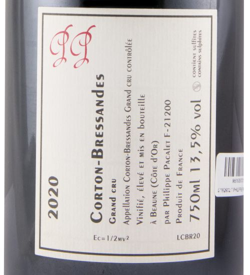 2020 Philippe Pacalet Corton-Bressandes tinto
