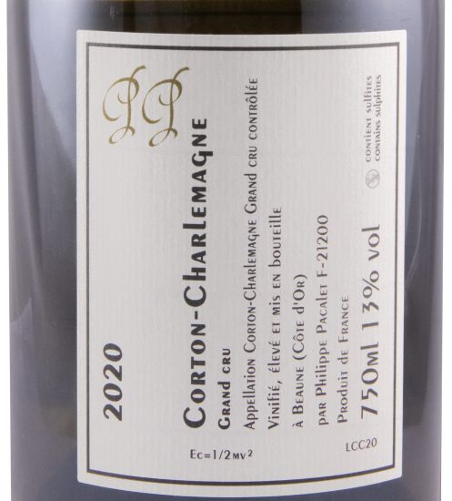 2020 Philippe Pacalet Corton-Charlemagne branco