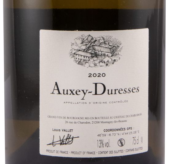 2020 Château de Charodon Auxey-Duresses branco