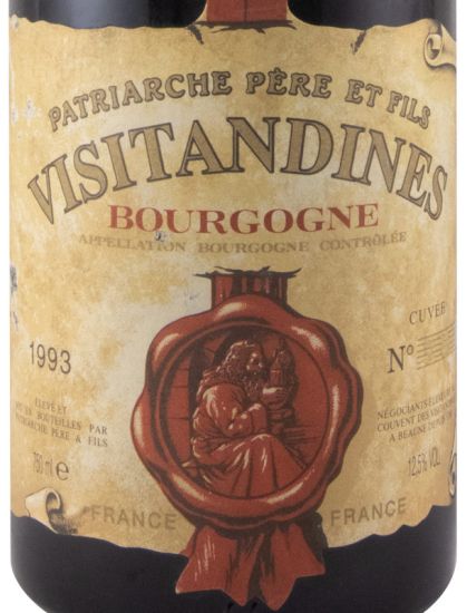 1993 Patriarche Père et Fils Visitandines Côte de Nuits Villages tinto