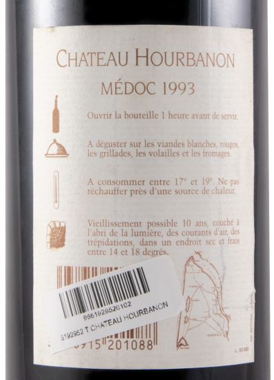 1993 Château Hourbanon Médoc red
