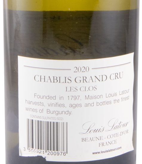 2020 Louis Latour Les Clos Chablis white