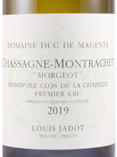 2019 Louis Latour Morgeot Chassagne-Montrachet branco