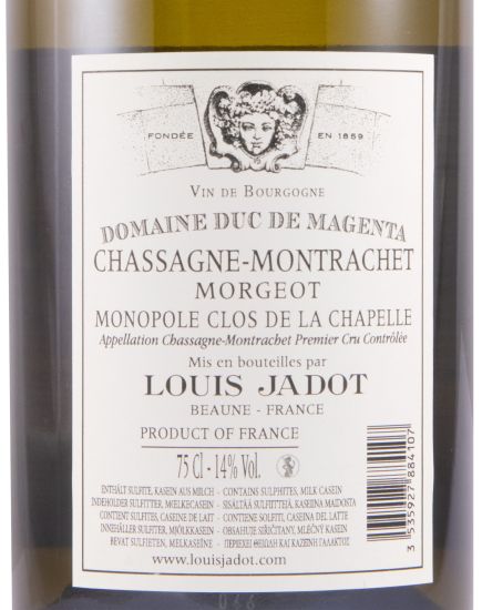 2019 Louis Latour Morgeot Chassagne-Montrachet branco
