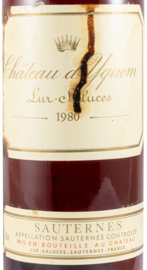 1980 Château d'Yquem Sauternes branco