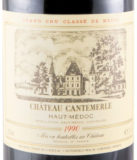 1990 Château Cantemerle Haut-Médoc red