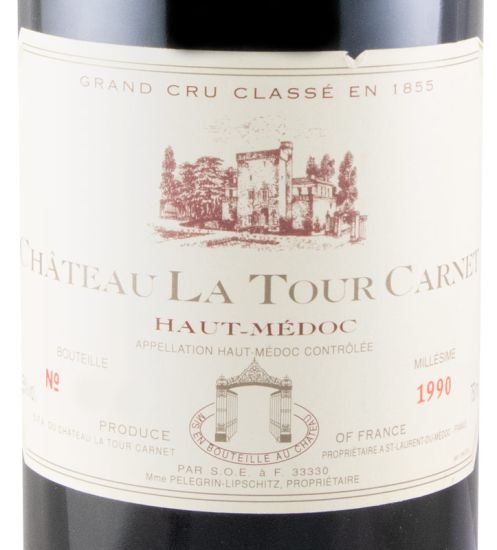 1990 Château La Tour Carnet Haut-Médoc red