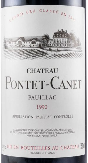 1990 Château Pontet-Canet Pauillac tinto