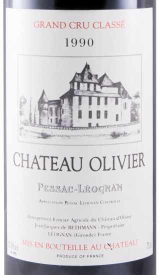 1990 Château Olivier Pessac-Léognan red