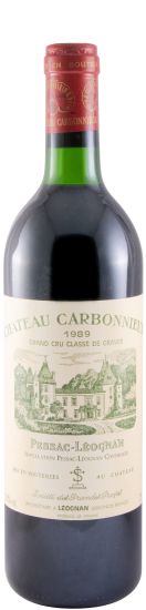 1989 Château Carbonnieux Pessac-Léognan red