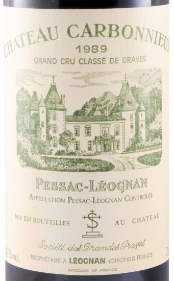 1989 Château Carbonnieux Pessac-Léognan red