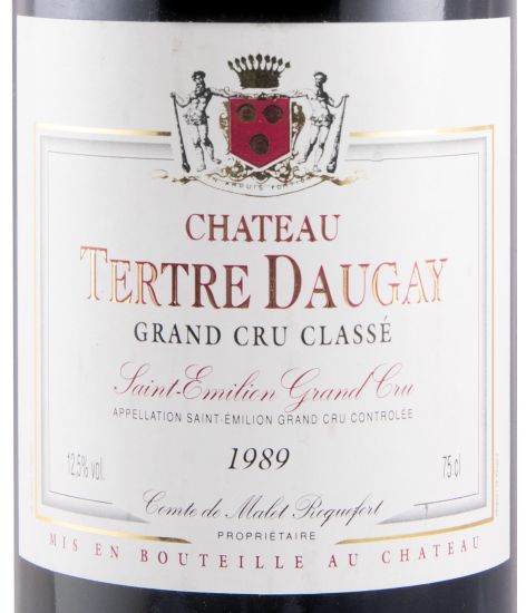 1989 Château Tertre Daugay Saint-Émilion red