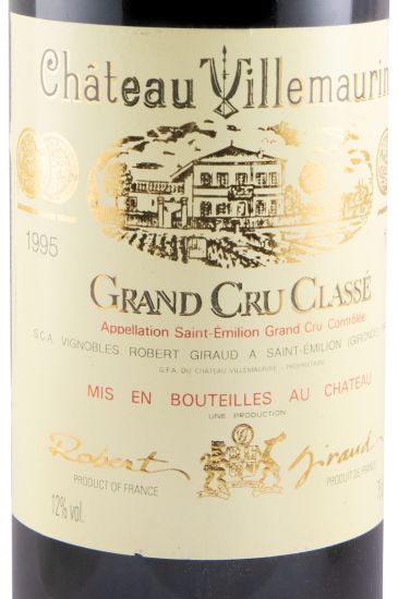 1995 Château Villemaurine Saint-Émilion red