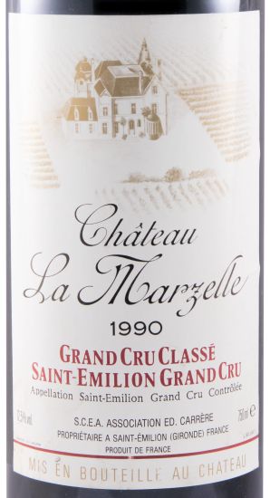 1990 Château La Marzelle Saint-Émilion red