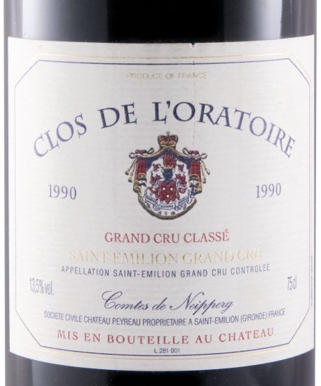 1990 Clos de l'Oratoire Saint-Émilion red