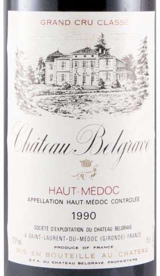 1990 Château Belgrave Haut-Médoc red
