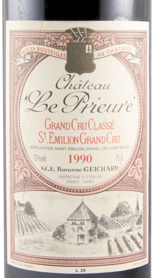 1990 Château Le Prieuré Bordeaux red