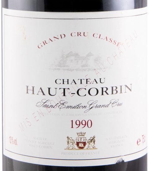 1990 Château Haut-Corbin Saint-Émilion red