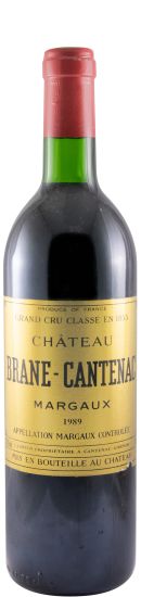 1989 Château Brane-Cantenac Margaux tinto