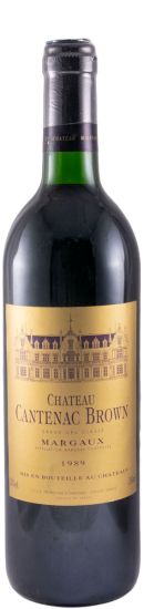 1989 Château Cantenac Brown Margaux tinto