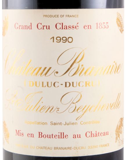 1990 Château Branaire-Ducru Saint-Julien tinto