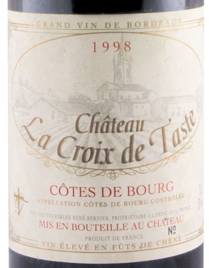 1998 Château La Croix de Taste Côtes de Bourg red
