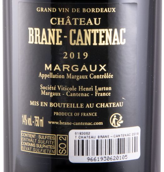 2019 Château Brane-Cantenac Margaux red