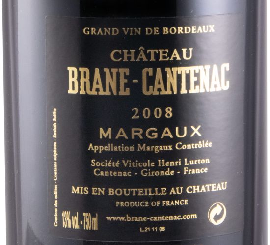 2008 Château Brane-Cantenac Margaux tinto