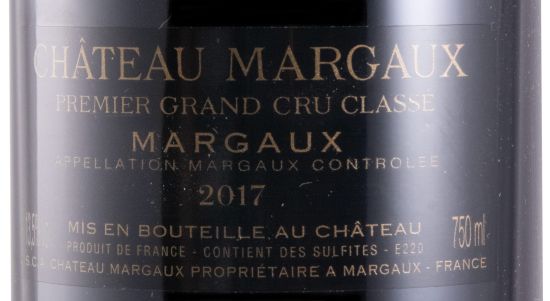 2017 Château Margaux tinto