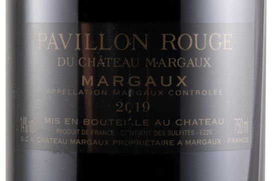 2019 Château Margaux Pavillon Rouge red