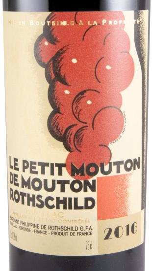 2016 Le Petit Mouton de Mouton Rothschild Pauillac tinto