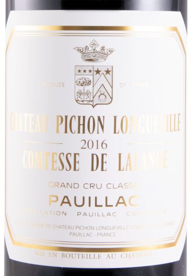 2016 Château Pichon Longueville Comtesse de Lalande Pauillac tinto