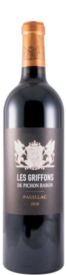 2018 Les Griffons de Pichon Baron Pauillac tinto
