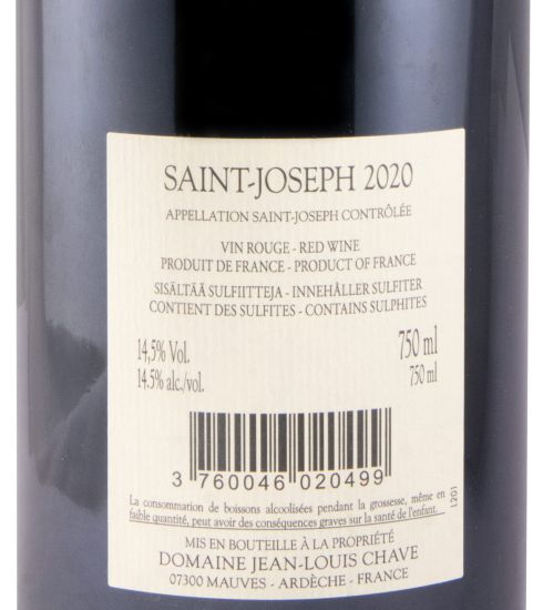 2020 Domaine Jean-Louis Chave Saint-Joseph tinto
