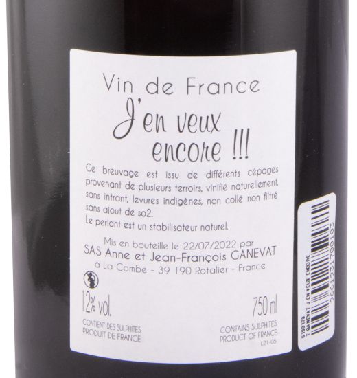 Jean-François Ganevat J'en veux encore tinto