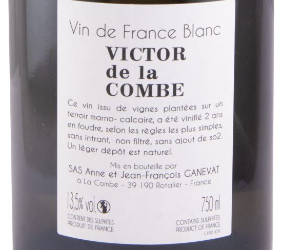 Anne et Jean-François Ganevat Victor de La Combe branco