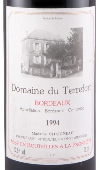 1994 Domaine du Terrefort Bordeaux red