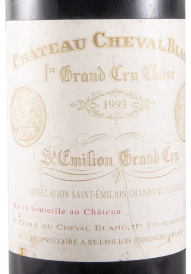 1993 Château Cheval Blanc Saint-Émilion tinto