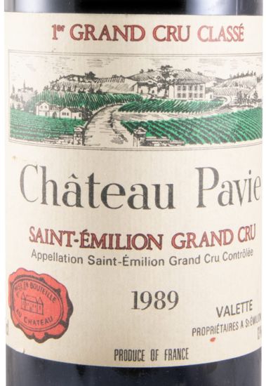 1989 Château Pavie Saint-Émilion tinto
