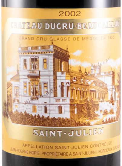 2002 Château Ducru-Beaucaillou Saint-Julien red