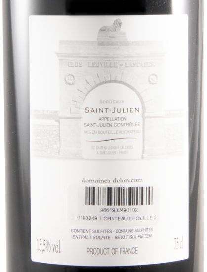 2020 Château Léoville Las Cases Marquis de Las Cases Saint-Julien tinto
