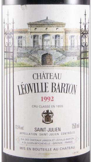 1992 Château Léoville Barton Saint-Julien tinto