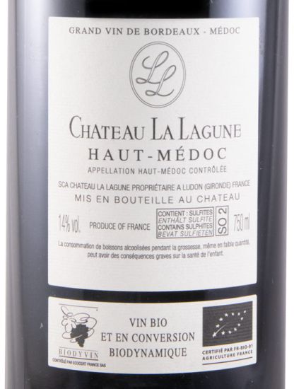 2020 Château La Lagune Haut-Médoc biológico tinto