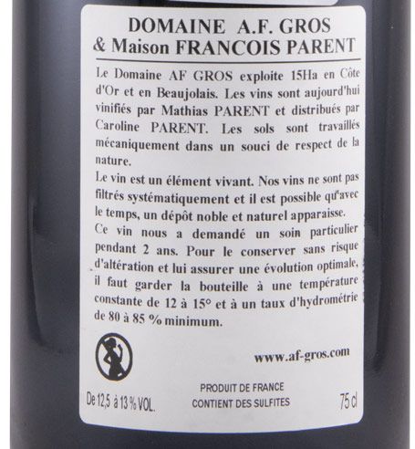2014 Domaine A.F. Gros Echezaux Grand Cru Côte de Nuits tinto