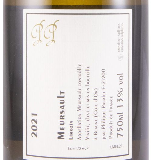 2021 Philippe Pacalet Limozin Meursault white