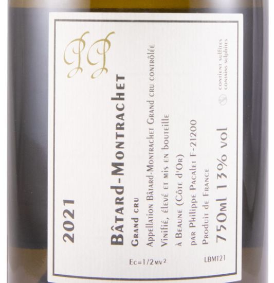 2021 Philippe Pacalet Bâtard-Montrachet branco