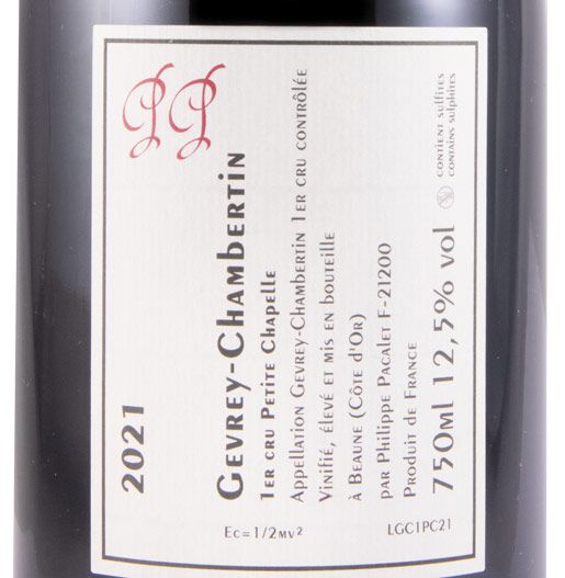 2021 Philippe Pacalet Petit Chapelle Gevrey-Chambertain tinto