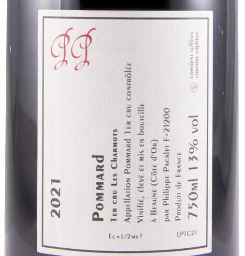 2021 Philippe Pacalet Les Charmots Pommard tinto