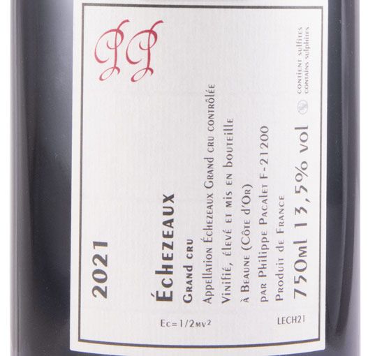 2021 Philippe Pacalet Échezeaux tinto